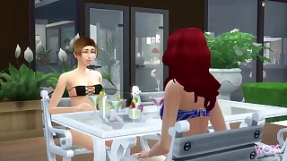 [TRAILER] best friends having fun prevalent the come together with piles of wet pussy