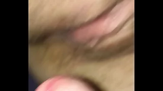 CLOSE UP Previously to Girlfriend Creampied Momentarily before alarm!